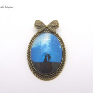 broche ovale