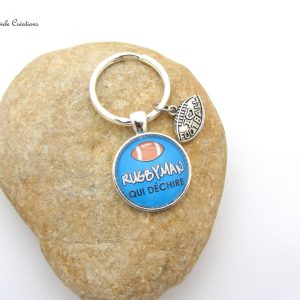 porte clé rugbyman